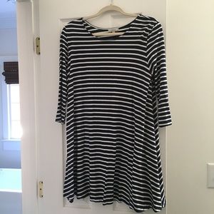 Navy and White Tunic style dress